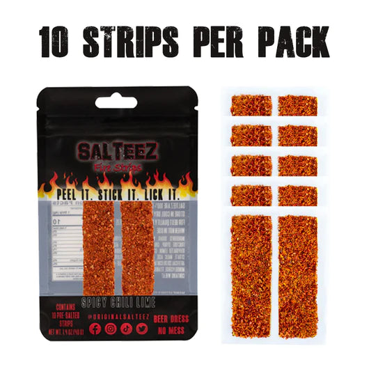 SALTEEZ FIRE STRIPS SPICY CHILI LIME