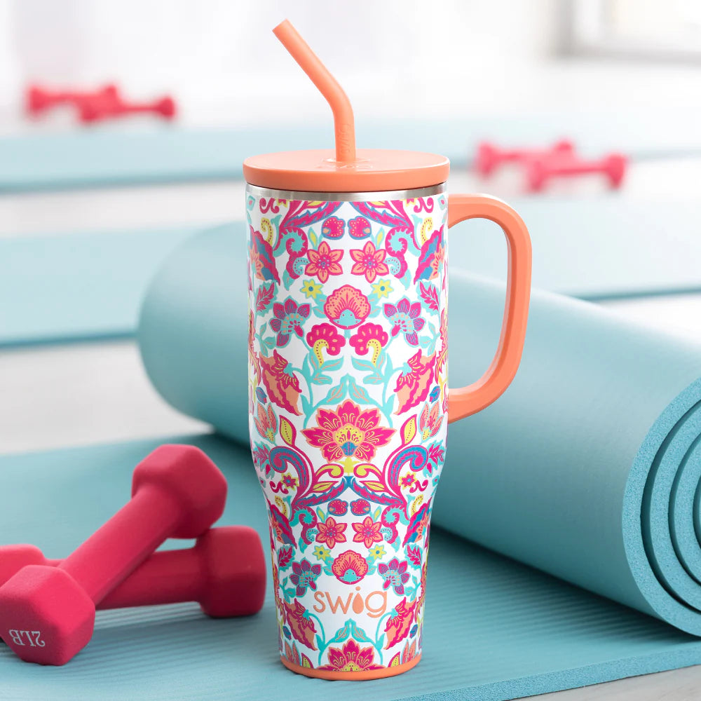 SWIG LIFE FLOURISH MEGA MUG 40oz – The Chandelier Rose Boutique