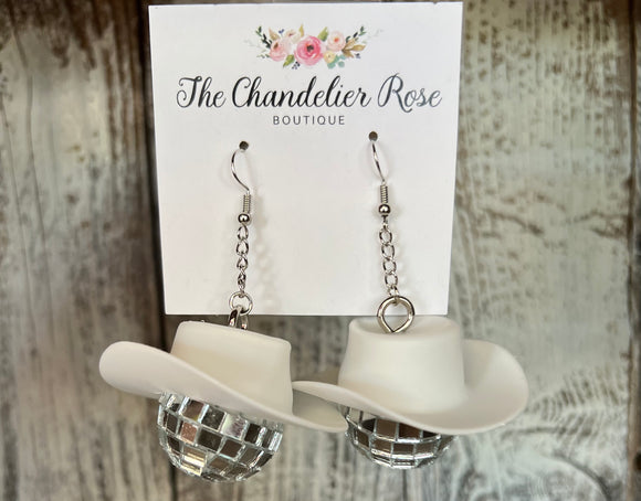 UPCYCLED CLOVER DANGLE EARRINGS – The Chandelier Rose Boutique