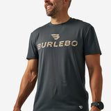 Burlebo GO TO TEE - FLYING B LOGO - GUN METAL GREY & GAUGE