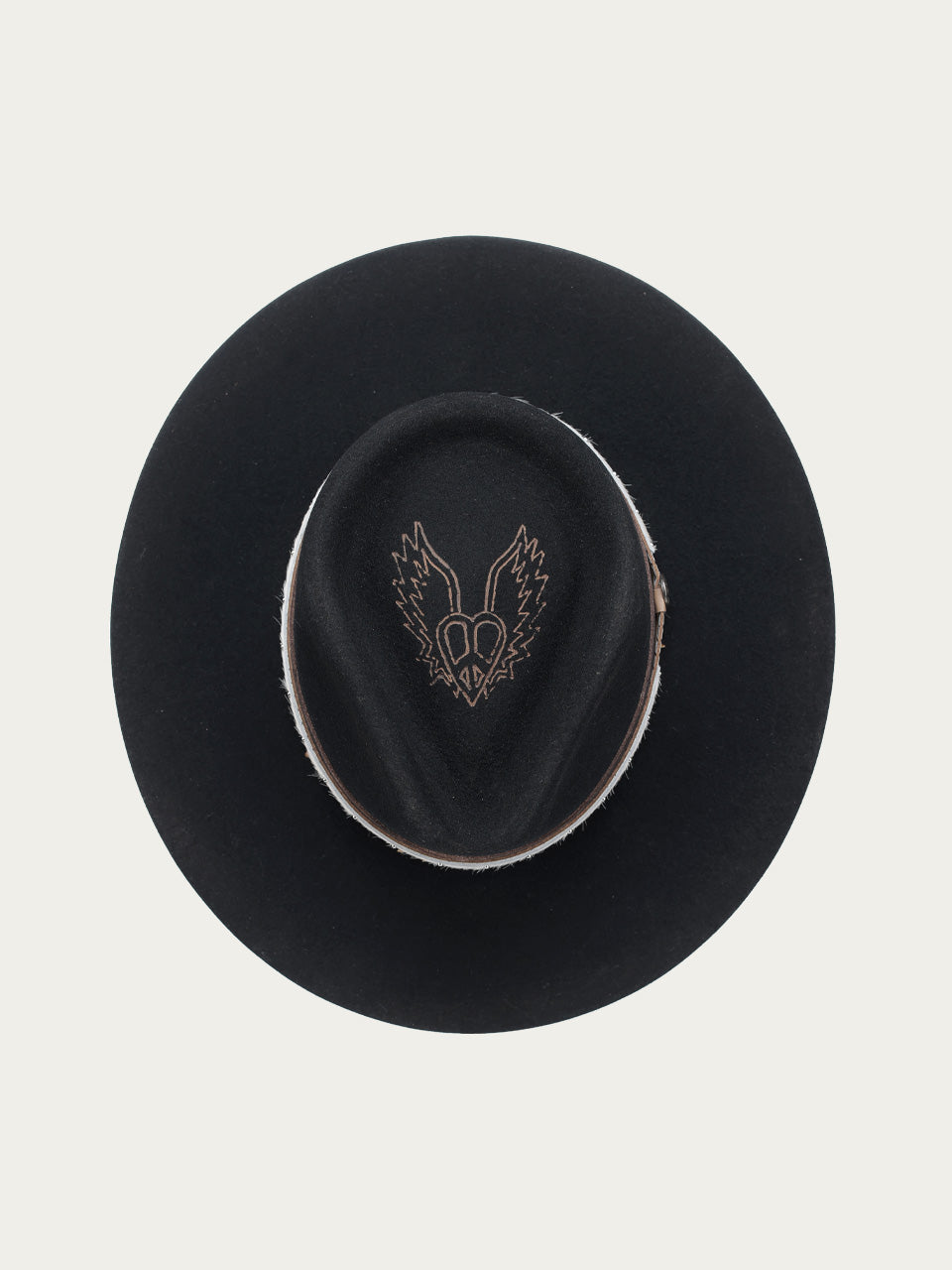 CORRAL REBEL FELT HAT - BLACK