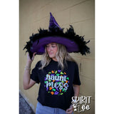 HAUNT MESS TEE - BLACK