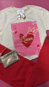 QUEEN OF HEARTS TEE