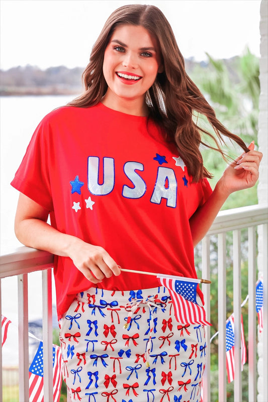 USA FOIL LUXE TOP