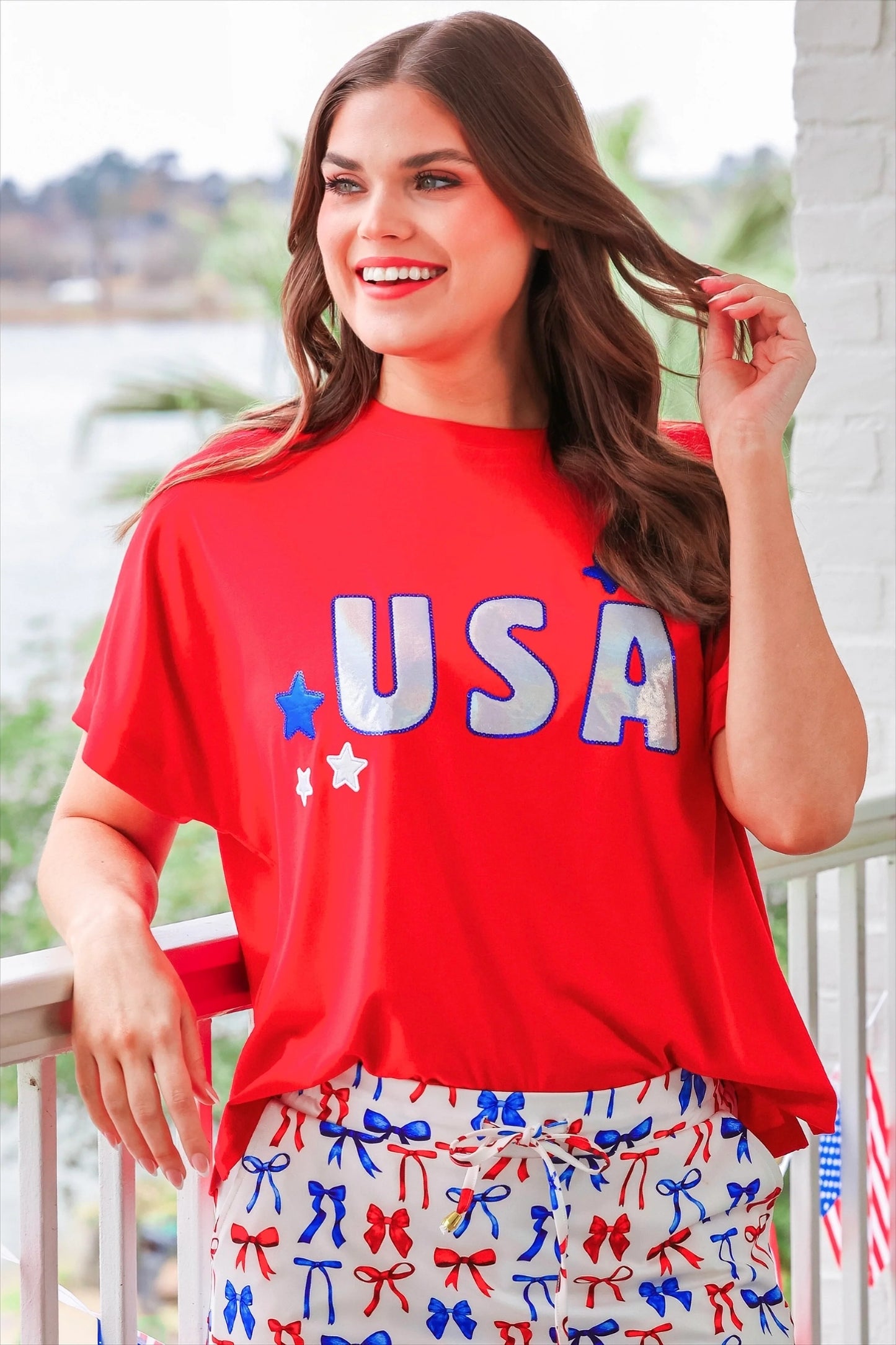 USA FOIL LUXE TOP
