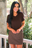 COCO LEAOPRD SKORT