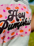 HEY PUMPKIN TEE - HEATHER DUST