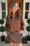 MIA PRINTED PULLOVER - COCO LEOPARD