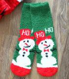 SNOWMAN SOCKS - GREEN