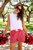 EASY WIN POLKA DOT BOXER SHORTS - RED