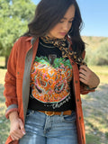 THANKFUL PUMPKIN TEE - BLACK