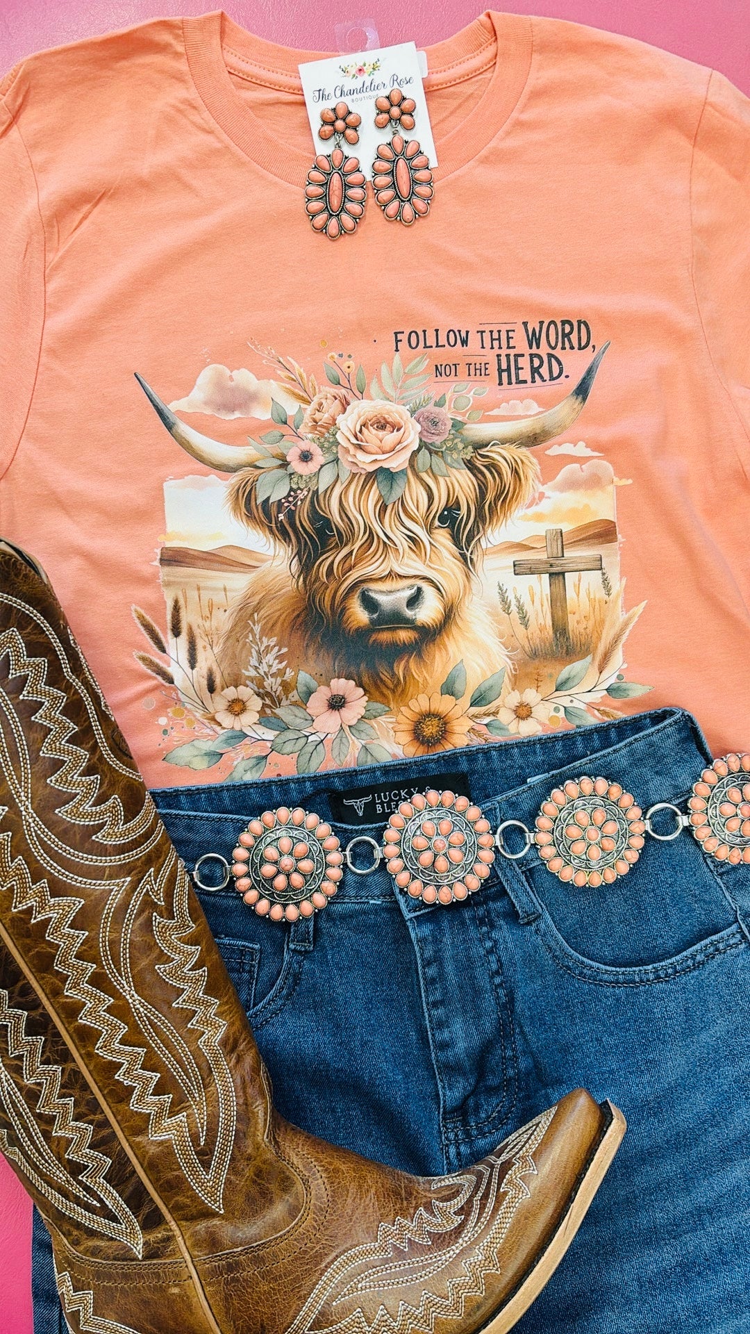 FOLLOW THE WORD TEE - SUNSET