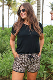 SAFARI CHIC LEOPARD EVERYDAY SHORTS