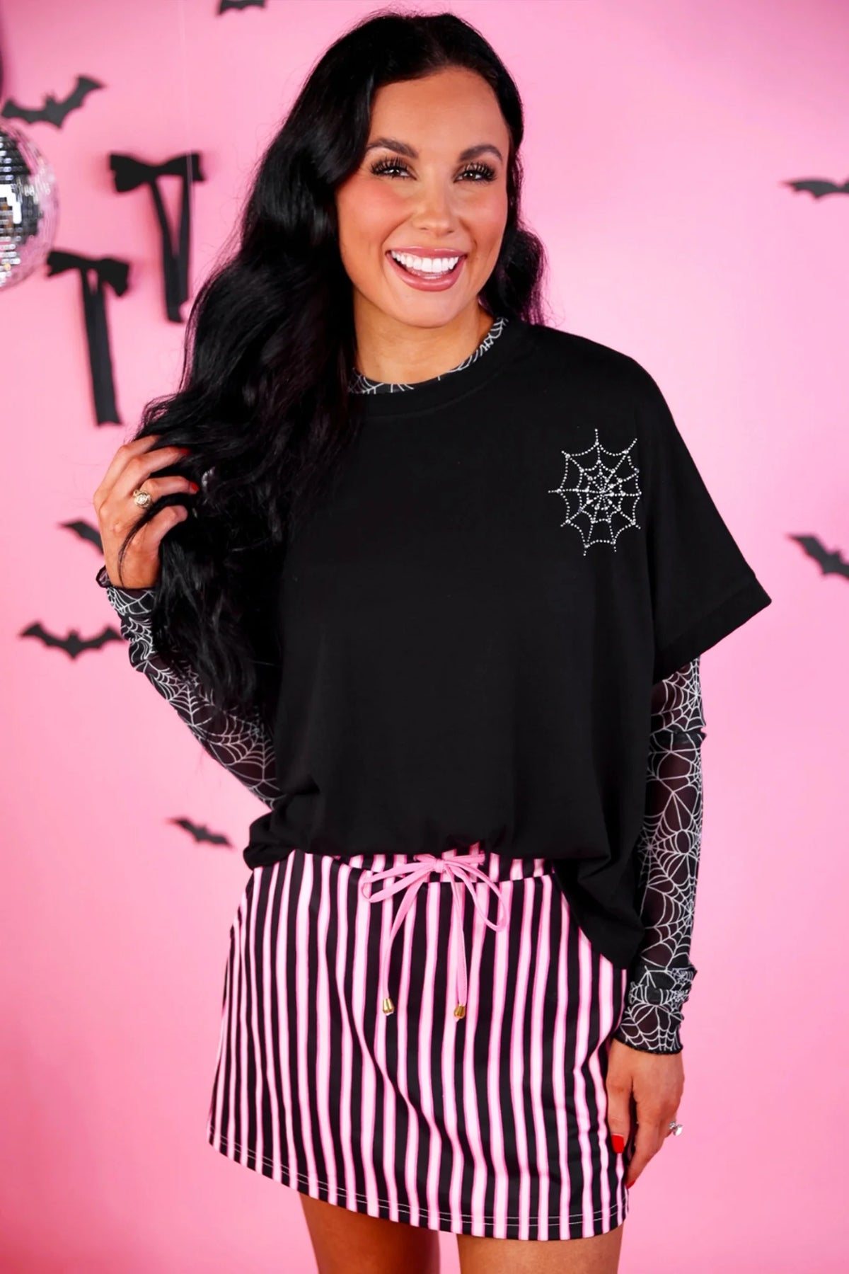RHINESTONE WEB TOP