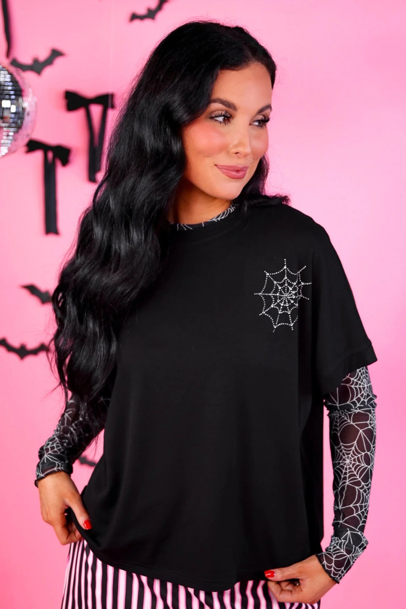 RHINESTONE WEB TOP