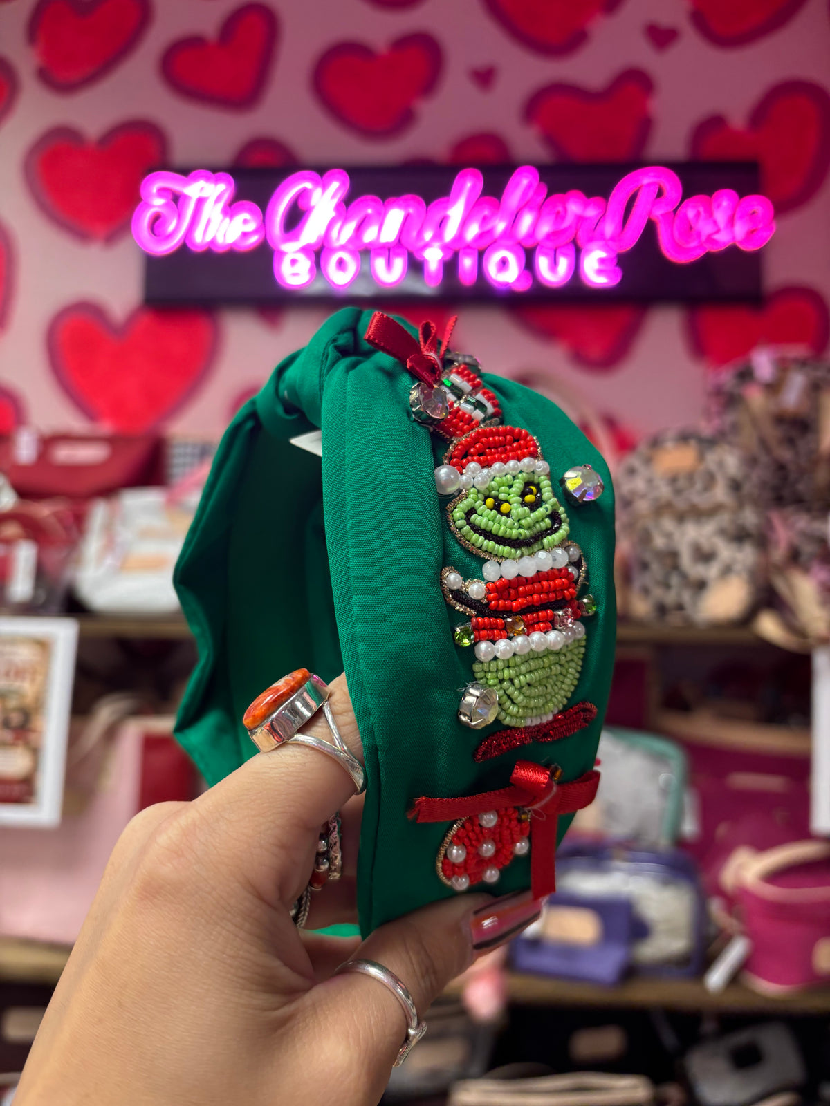 Grinchy Headband
