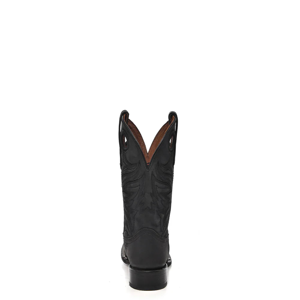 CIRCLE G BY CORRAL BOOTS MENS BLACK EMBROIDERY WITH POLE HOLES SQUARE TOE - L6079
