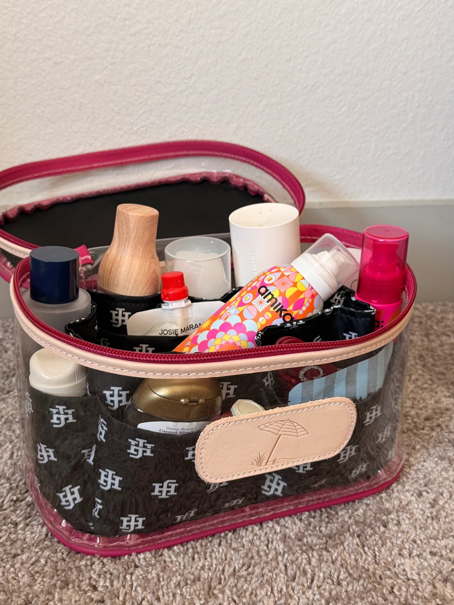 JON HART CLEAR MAKE UP CASE