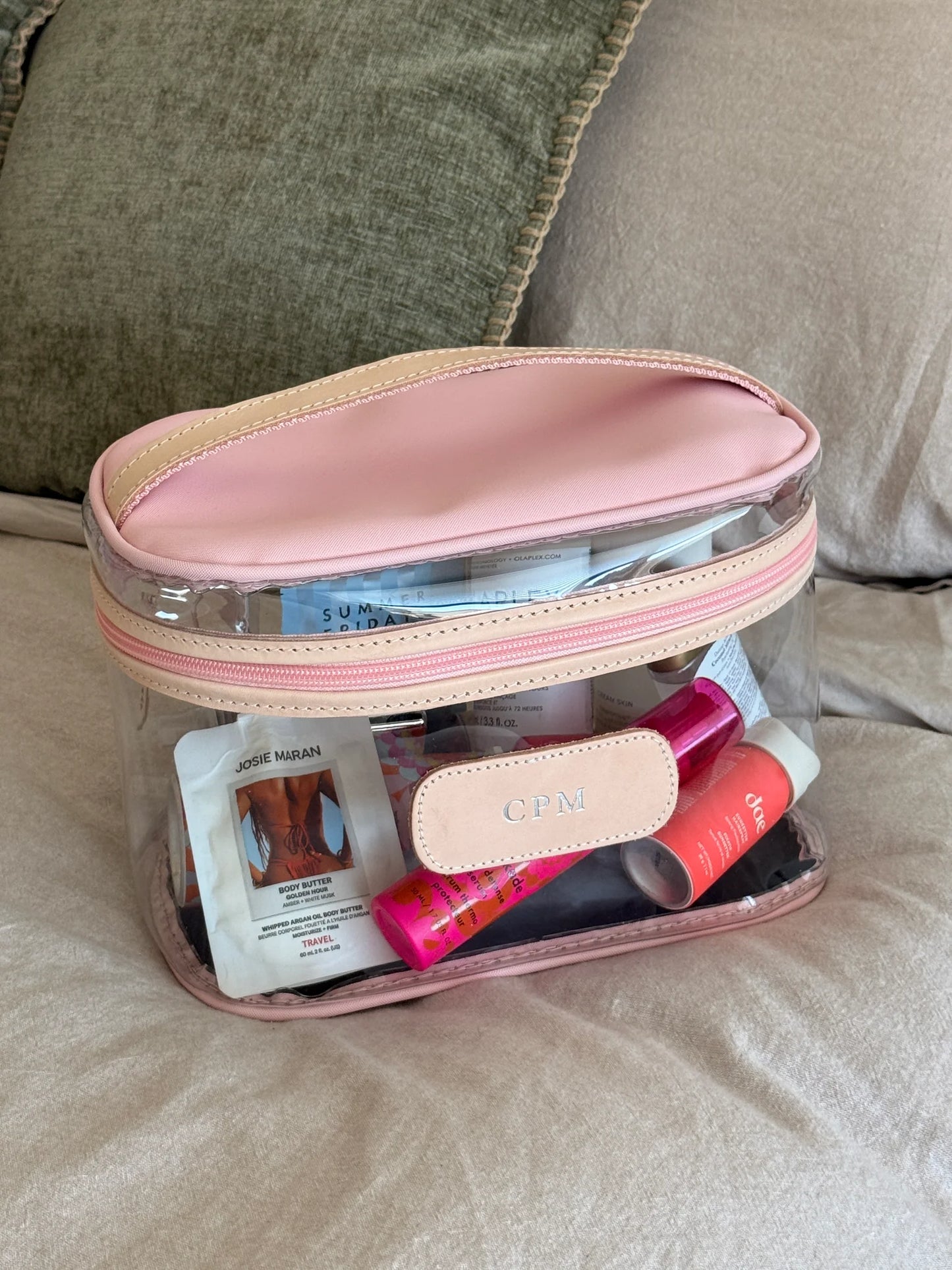 JON HART CLEAR MAKE UP CASE