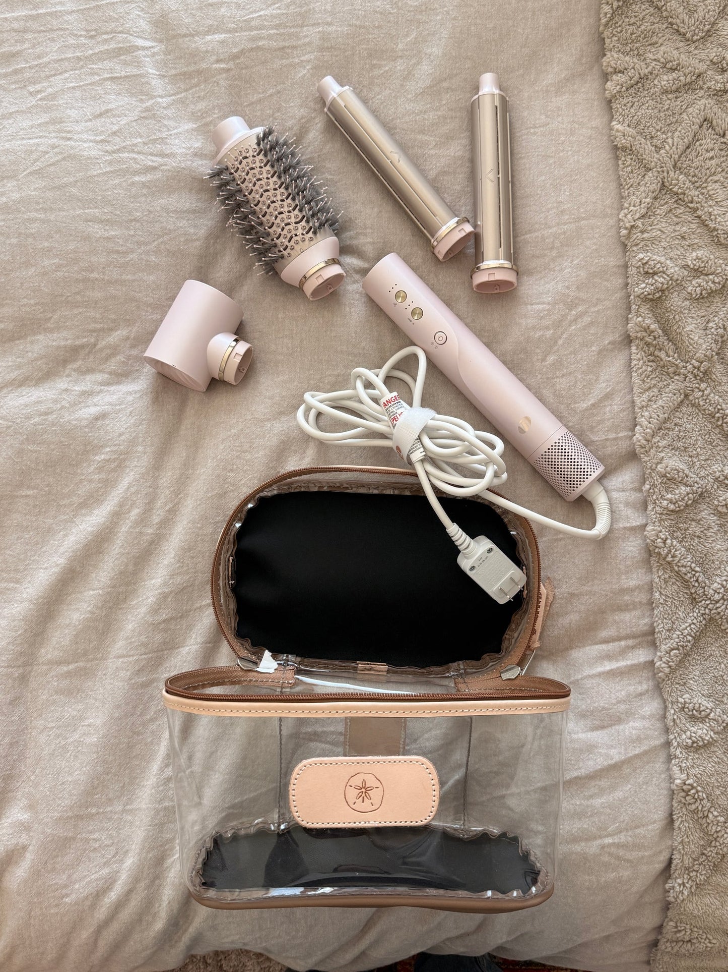 JON HART CLEAR MAKE UP CASE