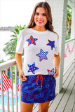 PATRIOTIC STARS PATCH TEE