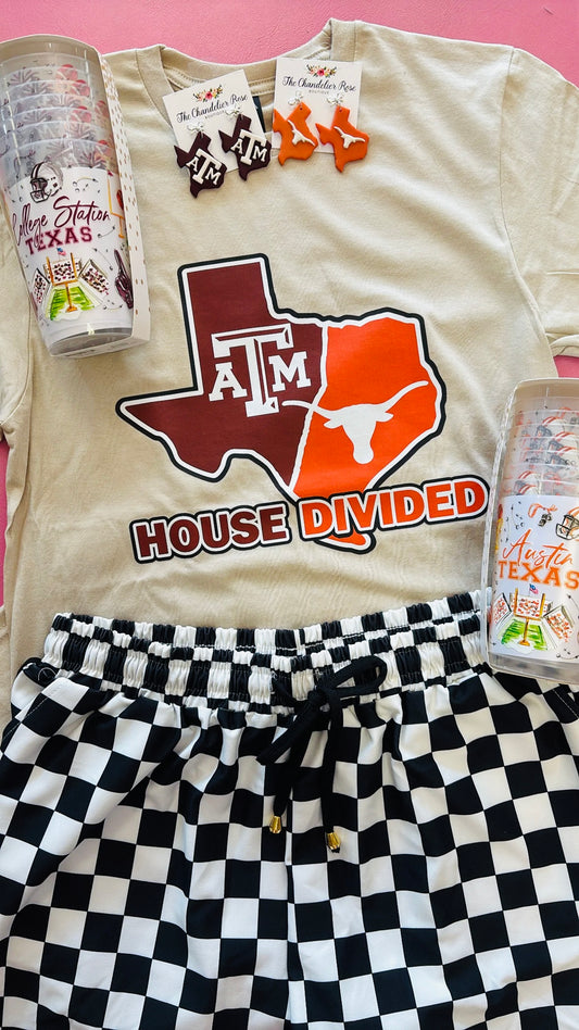 HOUSE DIVIDED TEXAS TEE - SAND