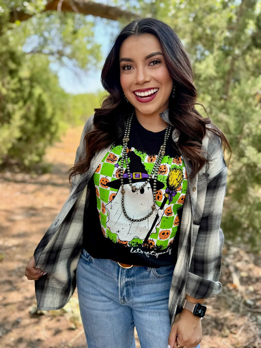 LET'S GET SPOOKY TEE - BLACK