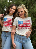 THE PAISLEY FLAG TEE