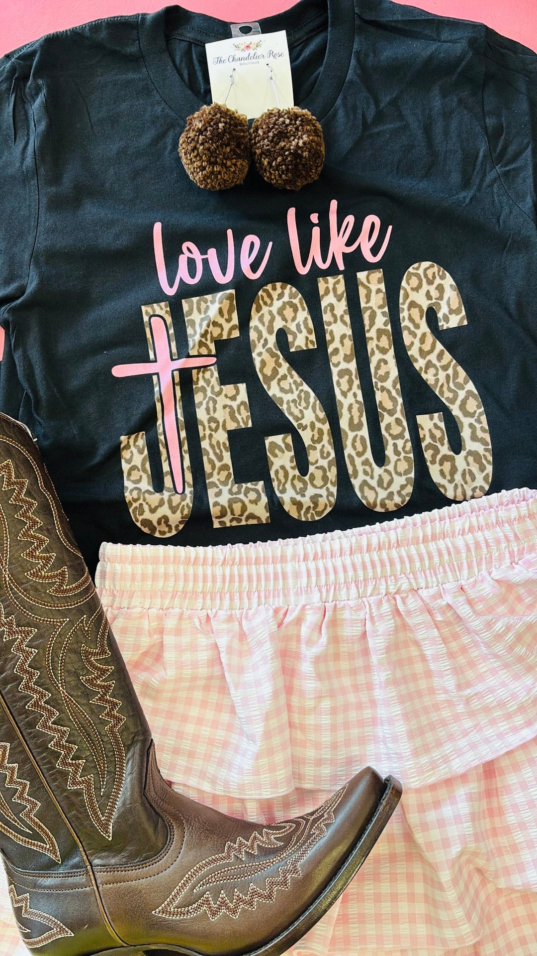 LOVE LIKE JESUS TEE - BLACK