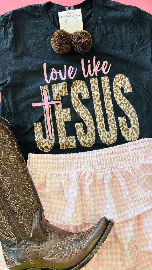 LOVE LIKE JESUS TEE - BLACK