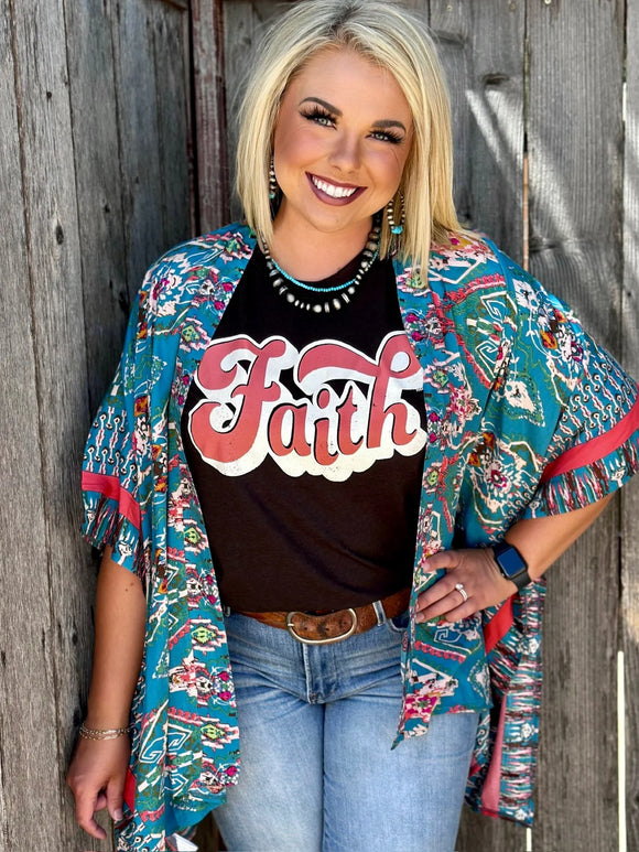 FAITH TEE - ESPRESSO BLACK
