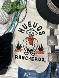 HUEVOS RANCHEROS WESTERN TEE - HEATHER DUST