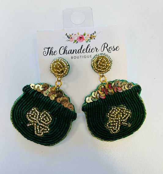 Double Pot of Gold Earrings