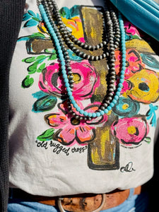 OLD RUGGED CROSS TEE - HEATHER DUST