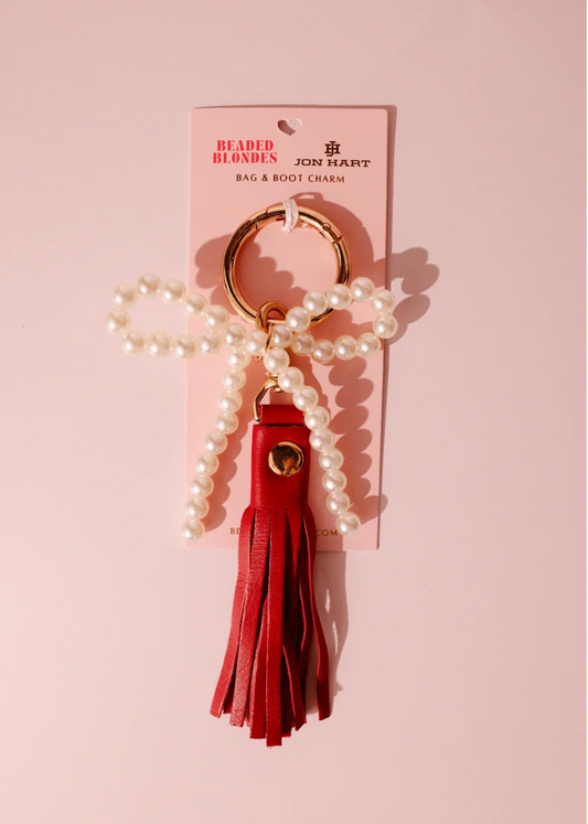 The Beaded Blondes x Jon Hart Design Beaded Blondes Bag Charm