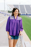 THE JANE TOP - PURPLE