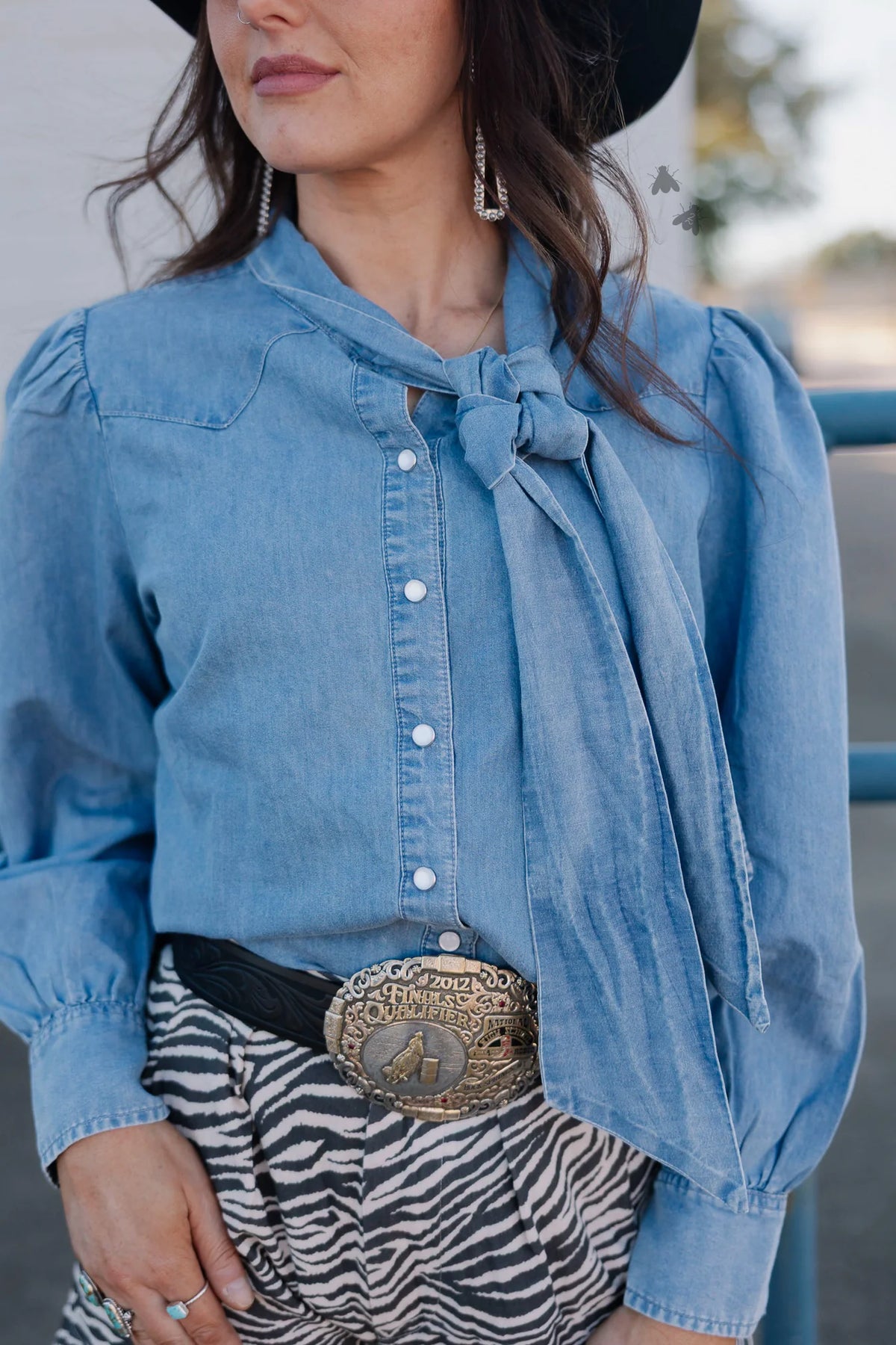 HIGHWAY BLUES TOP - LIGHT WEIGHT DENIM