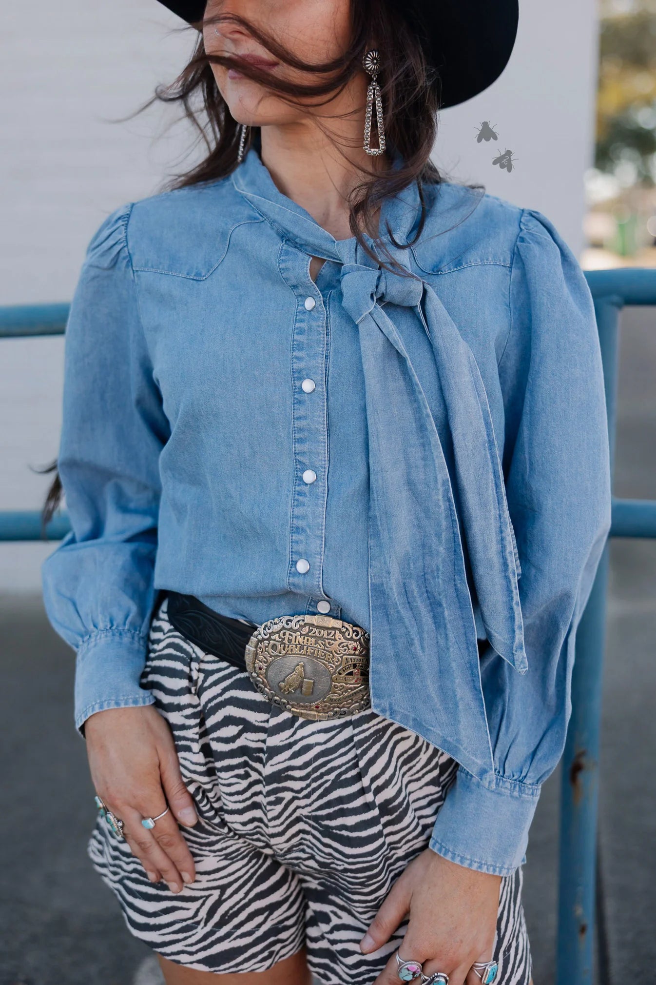 HIGHWAY BLUES TOP - LIGHT WEIGHT DENIM