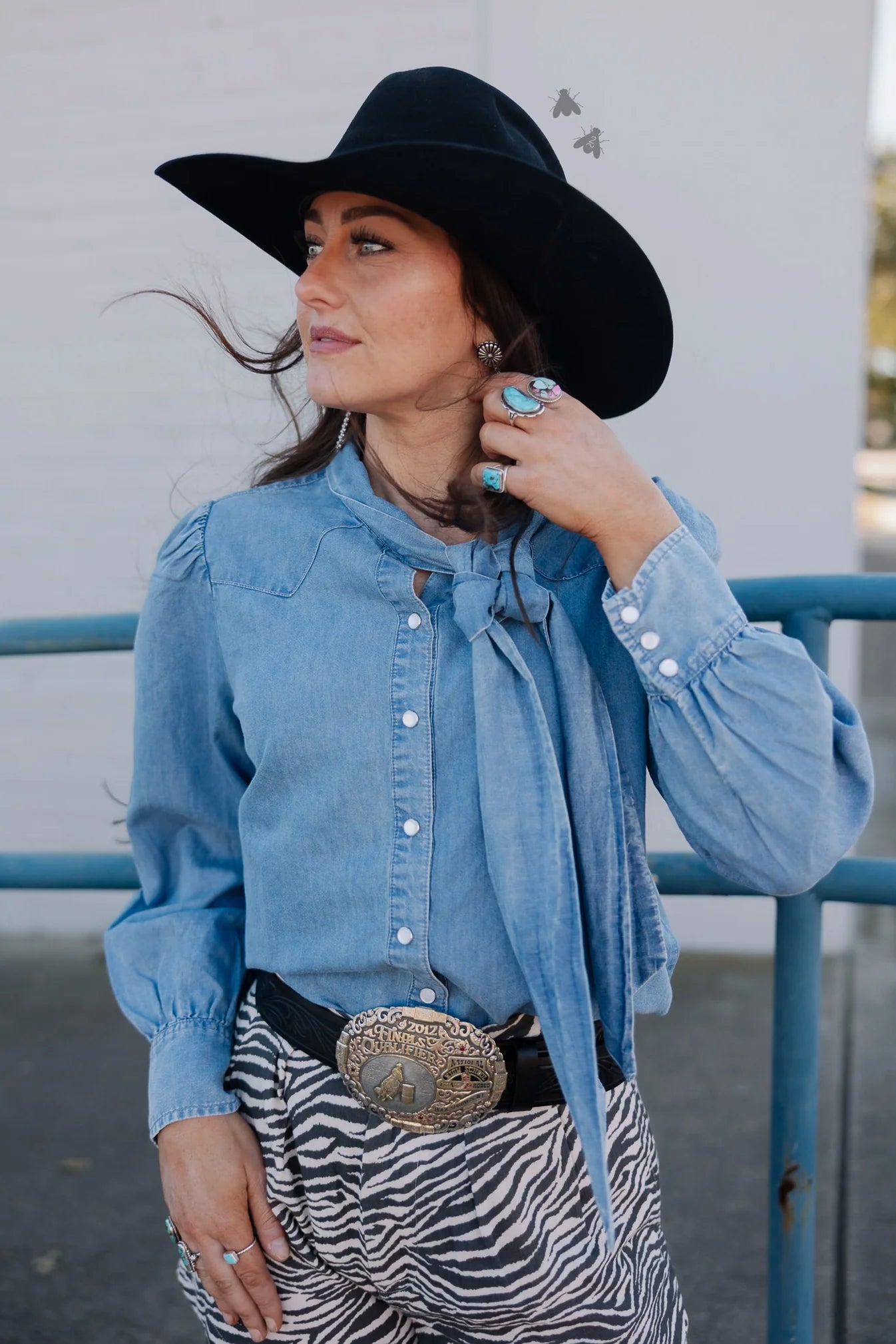 HIGHWAY BLUES TOP - LIGHT WEIGHT DENIM