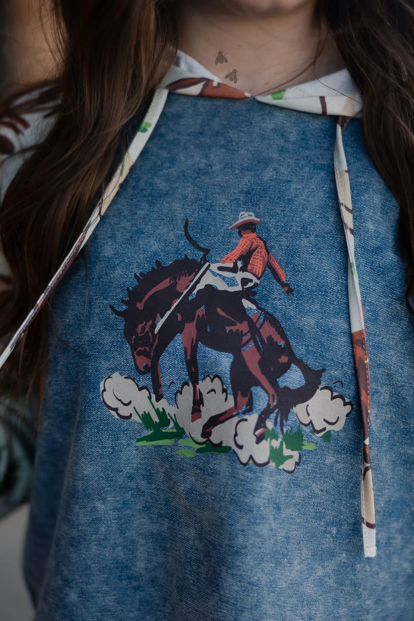 VINTAGE RANCH HOODIE - BARK