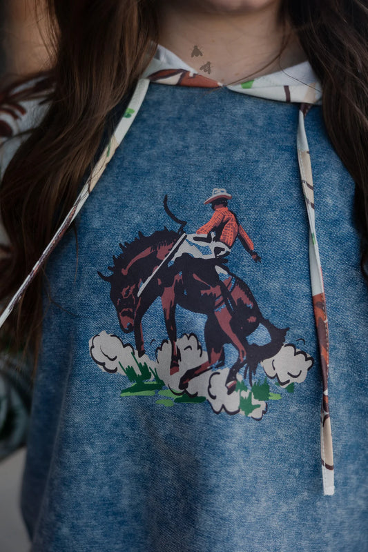 VINTAGE RANCH HOODIE - BARK