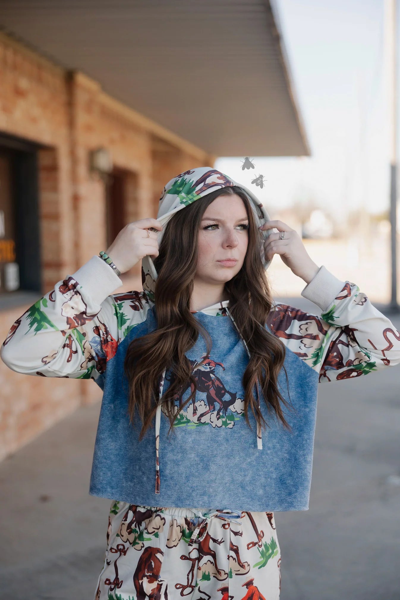 VINTAGE RANCH HOODIE - BARK