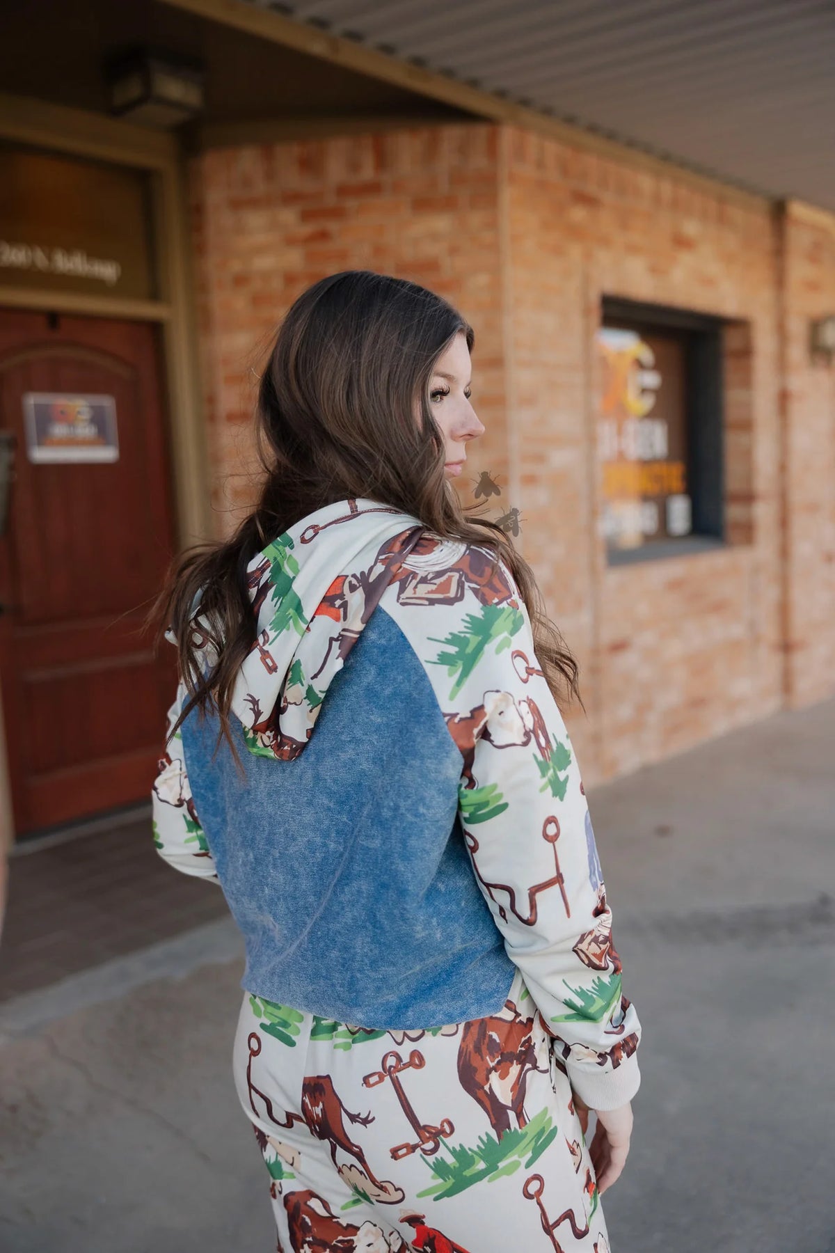 VINTAGE RANCH HOODIE - BARK