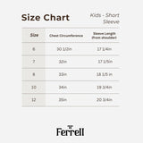 FERRELL KID'S JAKE IN WHITE SHORT SLEEVE SNAP