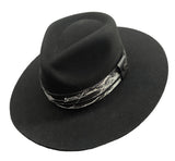 CORRAL DAKOTA FELT HAT - BLACK