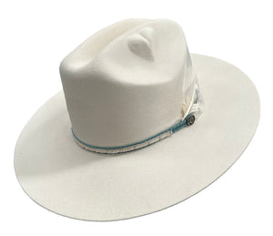 CORRAL DIXIE FELT HAT - IVORY