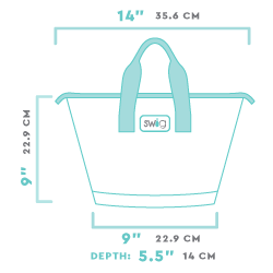 SWIG LIFE Flora Azul Lunchi Lunch Bag
