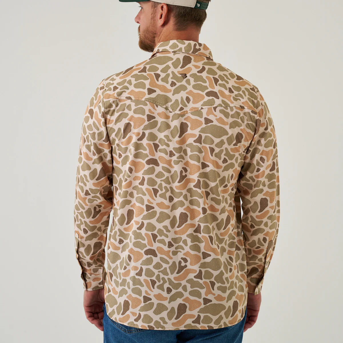 Burlebo Performance Western Shirt  Long Sleeve - Venado Camo