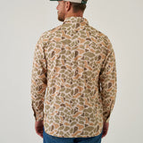 Burlebo Performance Western Shirt  Long Sleeve - Venado Camo