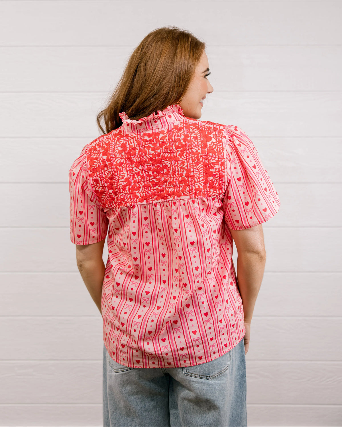 THE REECE TOP HEARTS - PINK AND RED